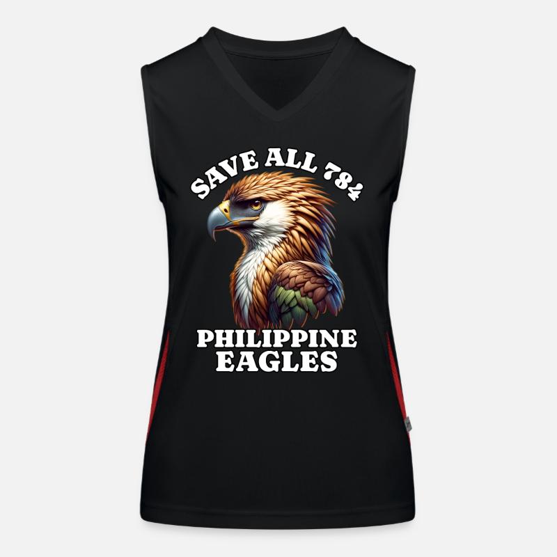 Save Monkey Eagle Women's Functional Contrast Tank Top