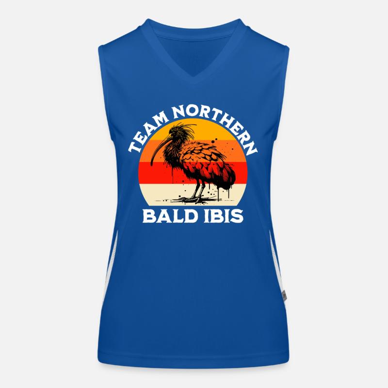 Waldrapp Sprüche Funktionelles Kontrast-Tank Top für Frauen