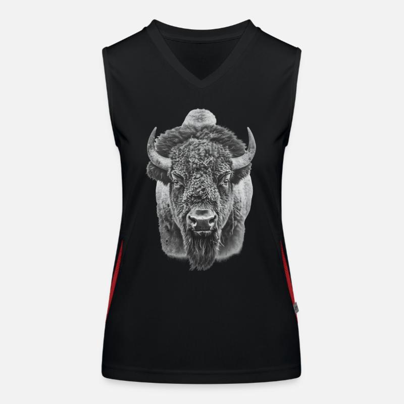 Bison Prairie Bison Women's Functional Contrast Tank Top