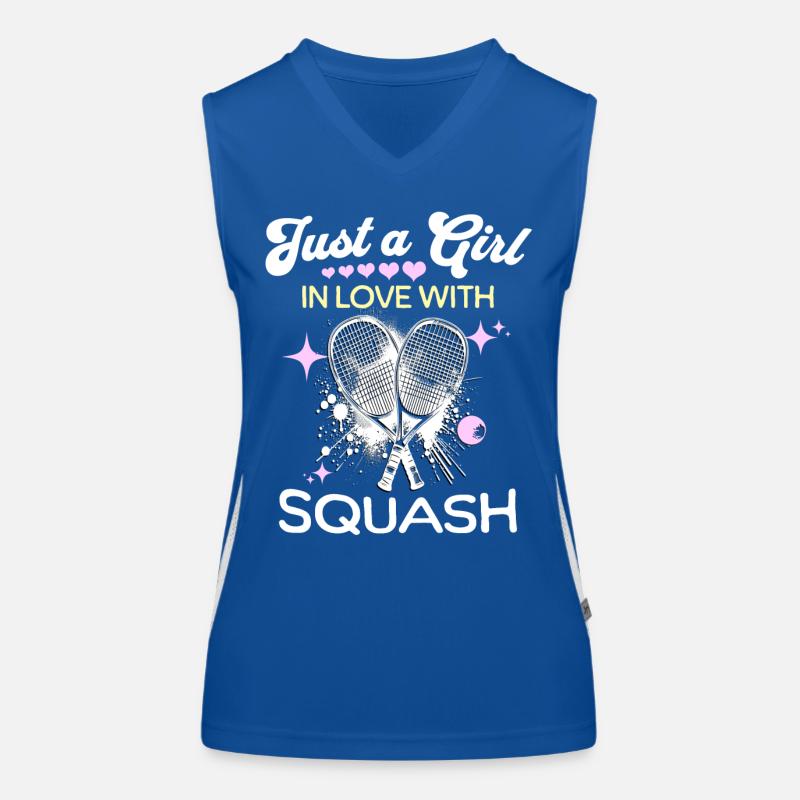 Squash Filles Débardeur respirant contrasté Femme