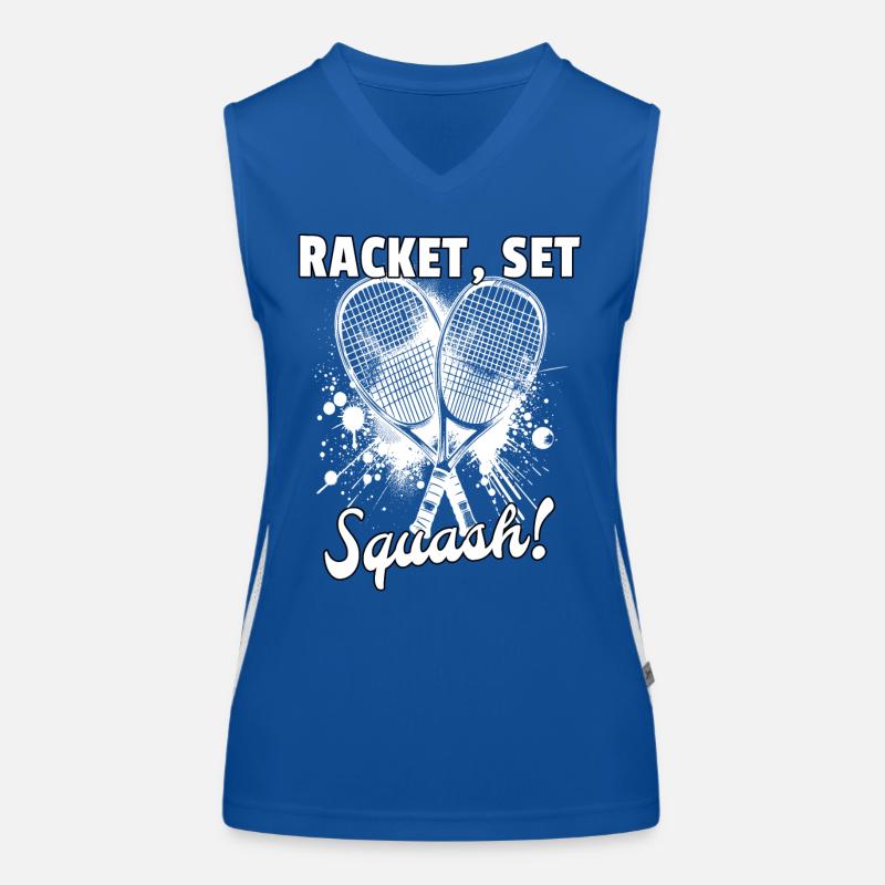 Squash Legend Men Women's Functional Contrast Tank Top