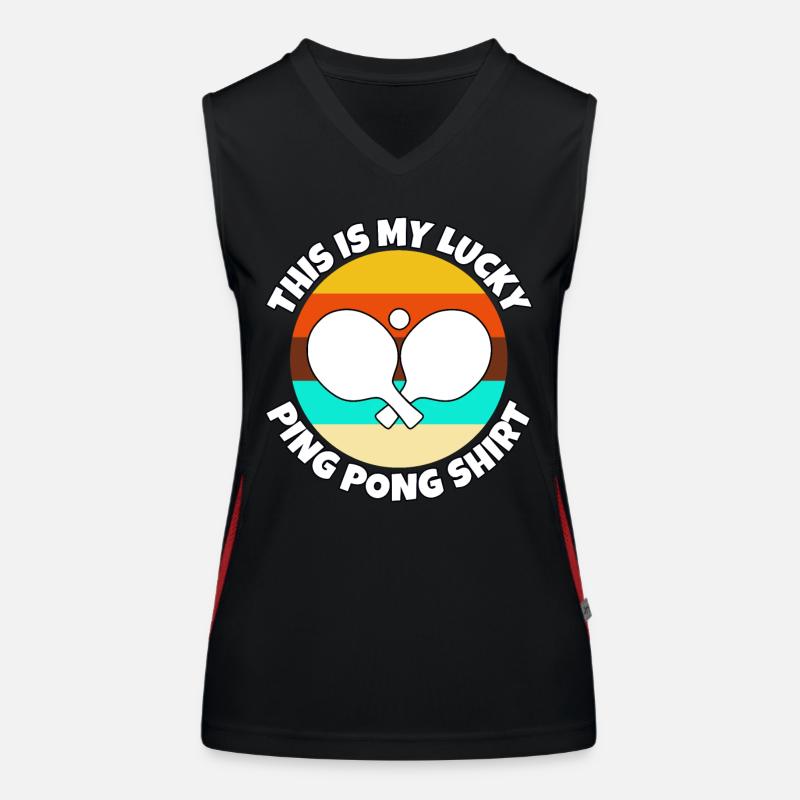 Ping Pong Women's Functional Contrast Tank Top