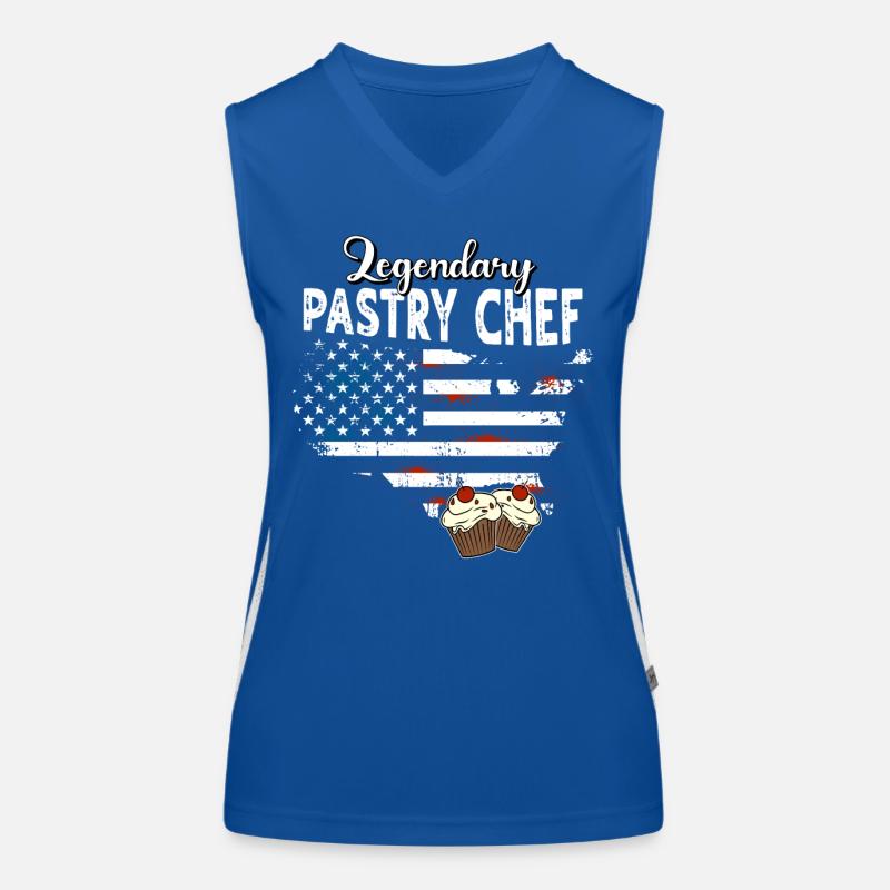 Konditor US Funktionelles Kontrast-Tank Top für Frauen