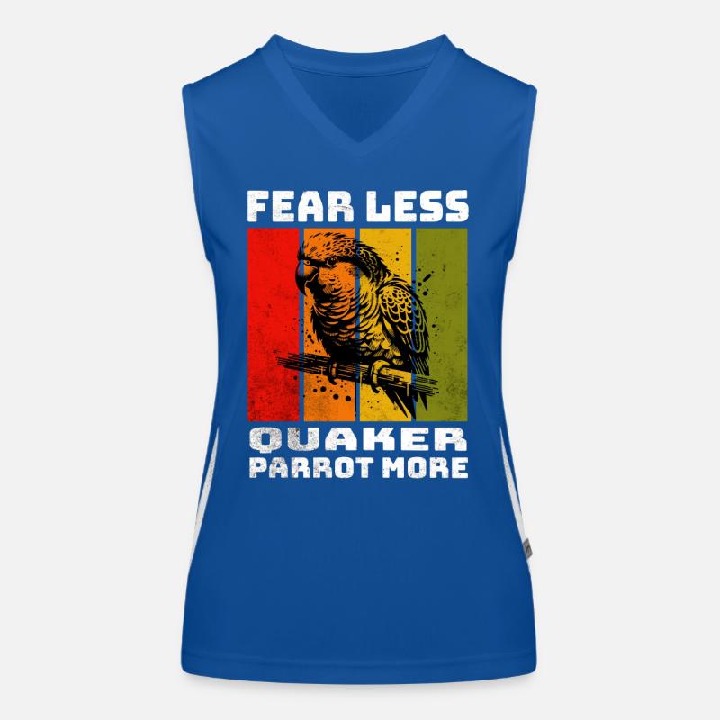 Quaker Parrot Mönchssittich Funktionelles Kontrast-Tank Top für Frauen