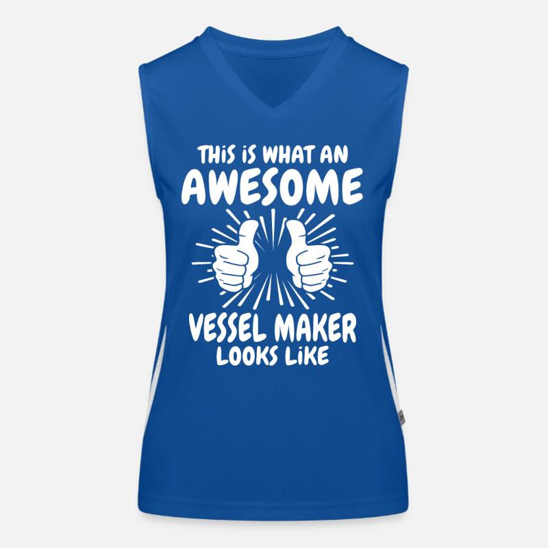 Schiffbauer Funktionelles Kontrast-Tank Top für Frauen