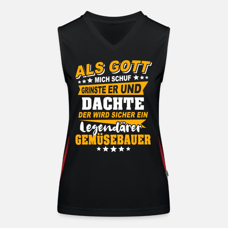 Dictons des maraîchers Débardeur respirant contrasté Femme