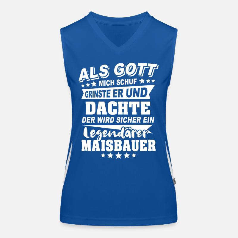 Maize farmer Women's Functional Contrast Tank Top