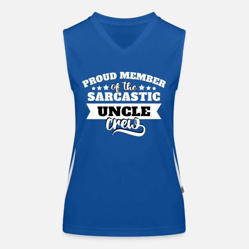 Uncle Sarcasm Women's Functional Contrast Tank Top
