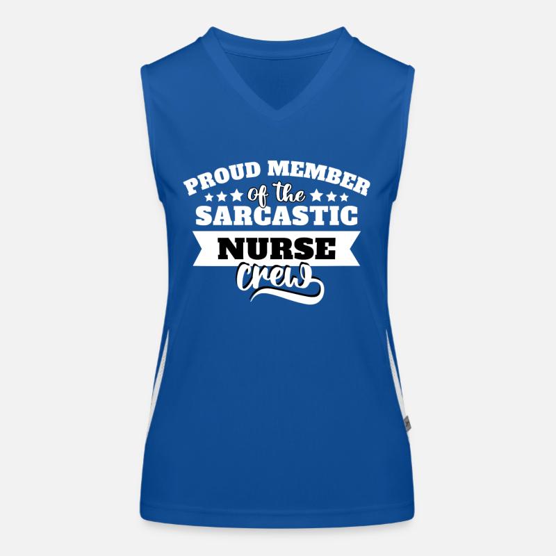 Nurse Sarcasm Women's Functional Contrast Tank Top