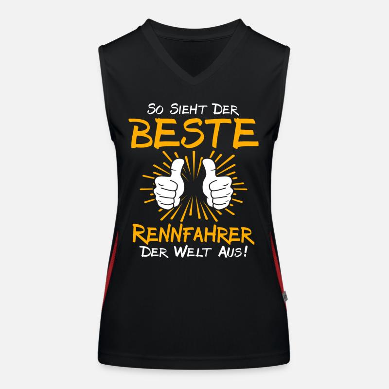 Racing Driver Gift Idea Women's Functional Contrast Tank Top