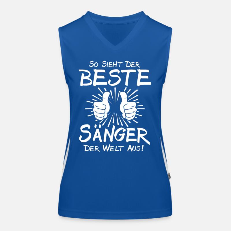 Bester Sänger Funktionelles Kontrast-Tank Top für Frauen