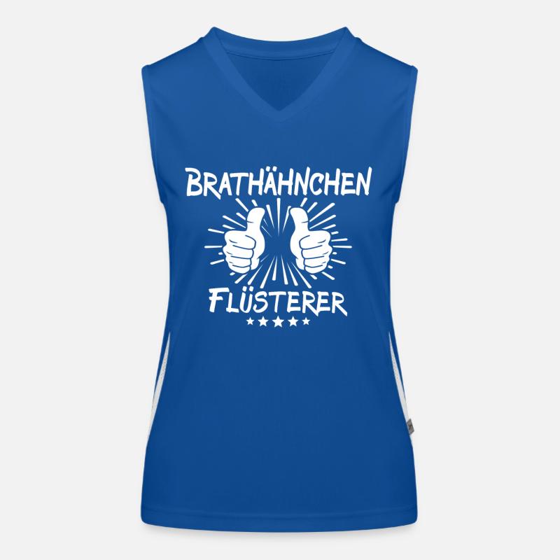 Brathähnchen Flüsterer Funktionelles Kontrast-Tank Top für Frauen