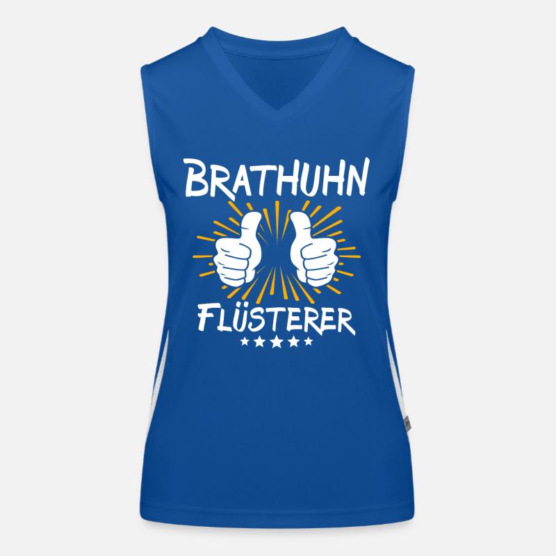 Roast chicken saying Women's Functional Contrast Tank Top