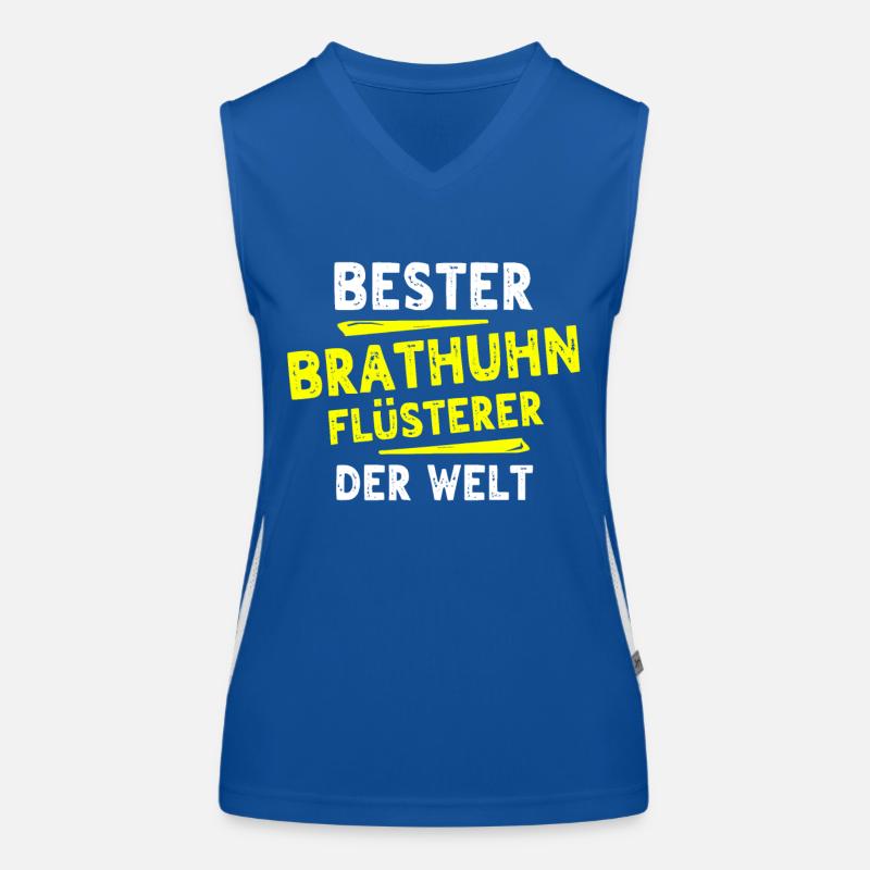 Brathuhn Geschenk Funktionelles Kontrast-Tank Top für Frauen
