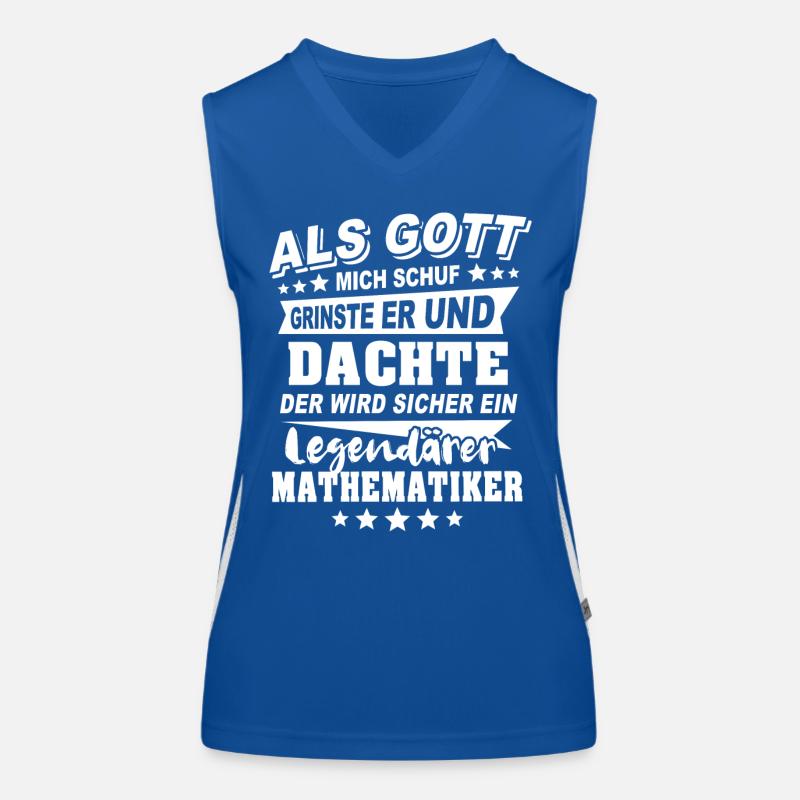 Mathematiker Funktionelles Kontrast-Tank Top für Frauen