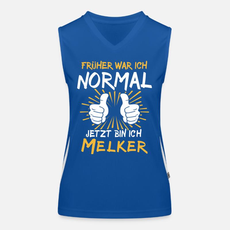 Melker Spruch Funktionelles Kontrast-Tank Top für Frauen