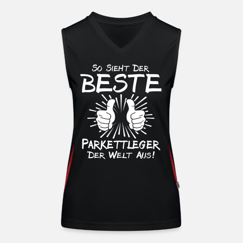 Best parquet layer Women's Functional Contrast Tank Top