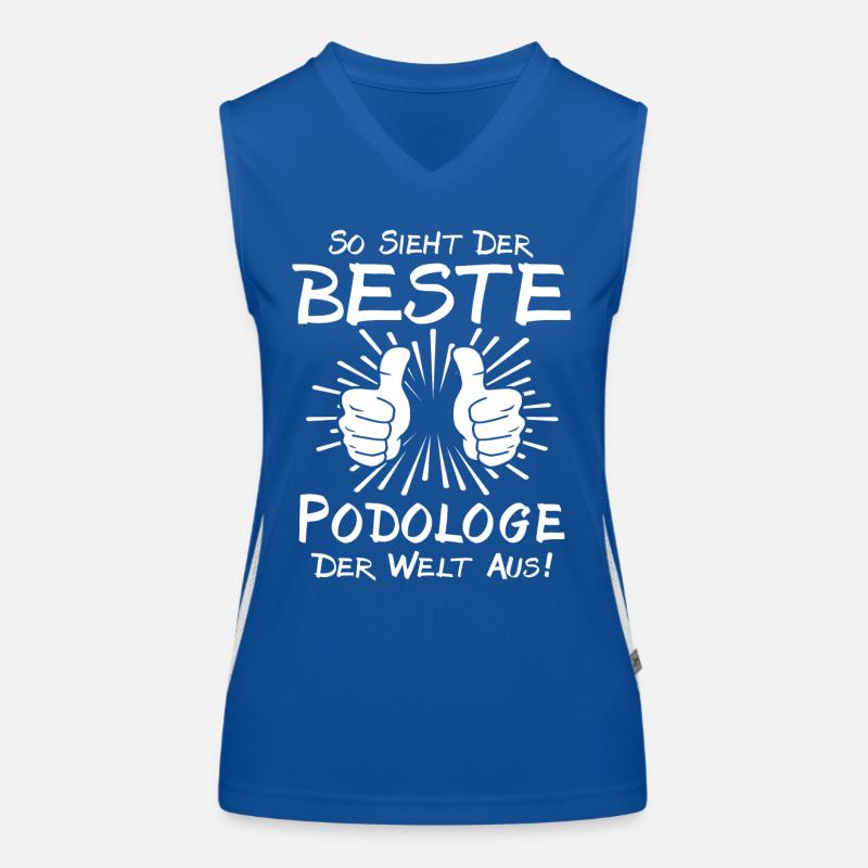 Bester Podologe Funktionelles Kontrast-Tank Top für Frauen
