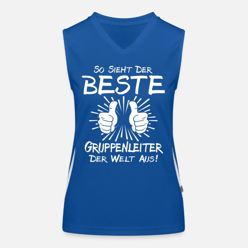 Bester Gruppenleiter Funktionelles Kontrast-Tank Top für Frauen