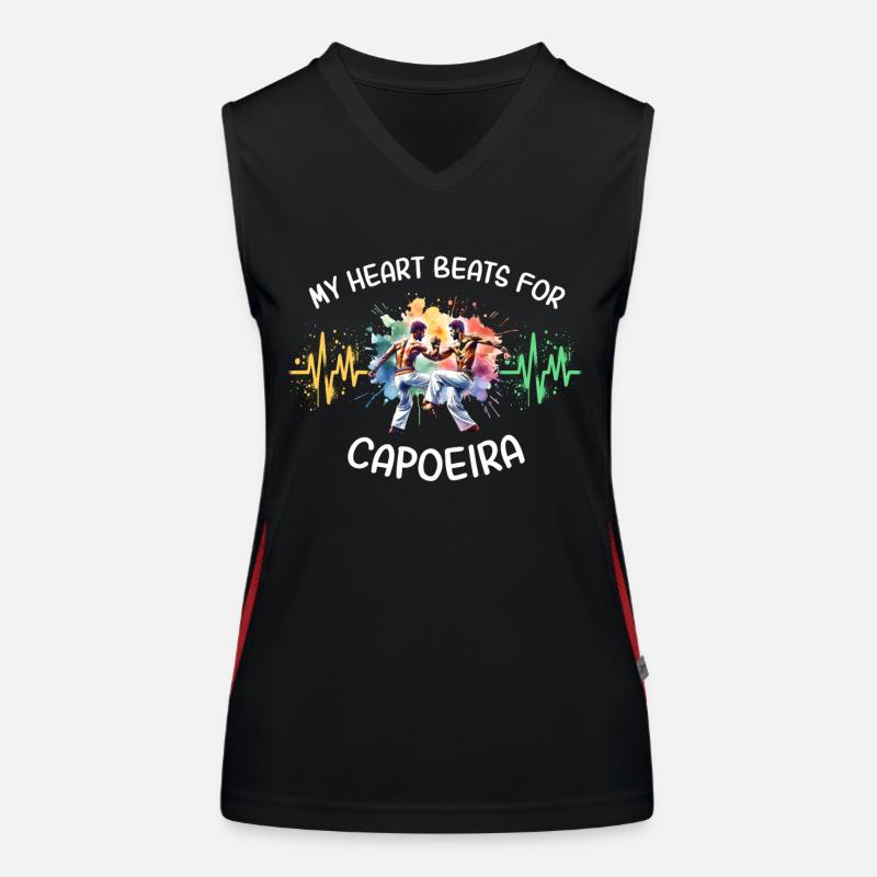 Capoeira ECG Débardeur respirant contrasté Femme