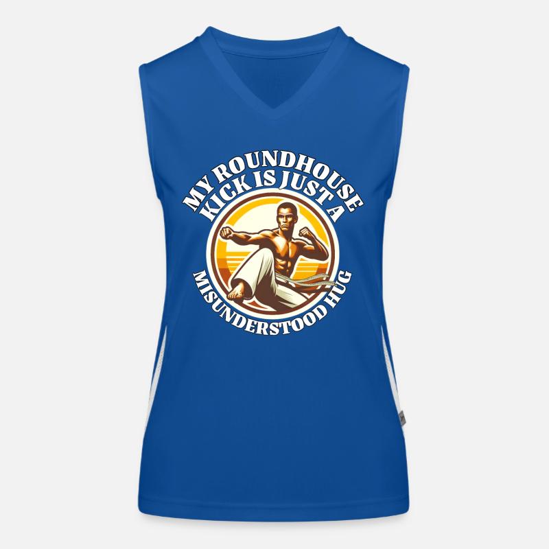 Capoeira Sayings Women's Functional Contrast Tank Top