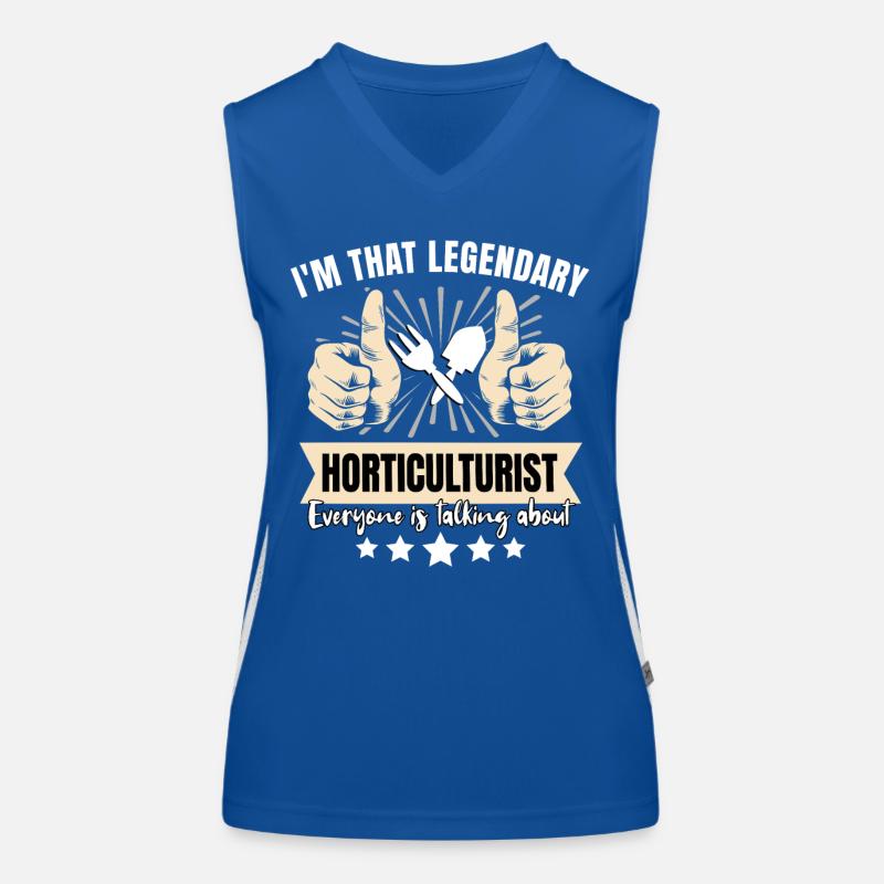 Legendärer Gartenbauer Funktionelles Kontrast-Tank Top für Frauen