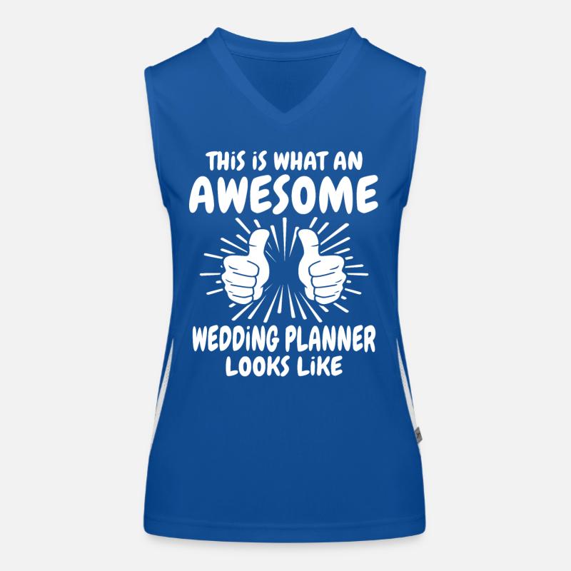 Hochzeitsplaner Funktionelles Kontrast-Tank Top für Frauen