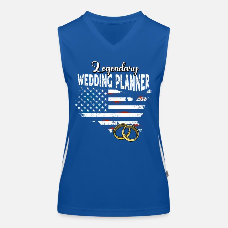 Wedding Planner US Débardeur respirant contrasté Femme