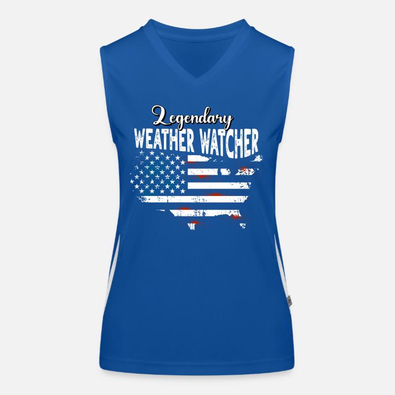 Weather Observers US Women's Functional Contrast Tank Top