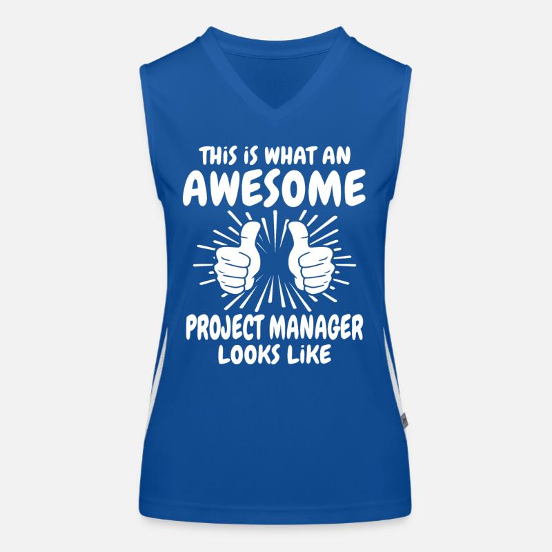 Projektmanager Funktionelles Kontrast-Tank Top für Frauen