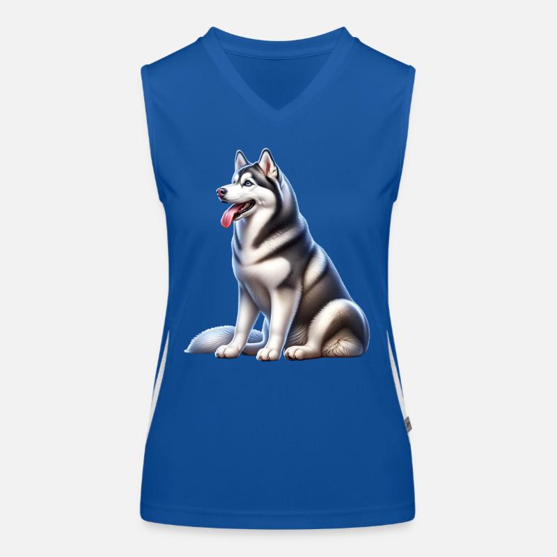 Rauque Débardeur respirant contrasté Femme