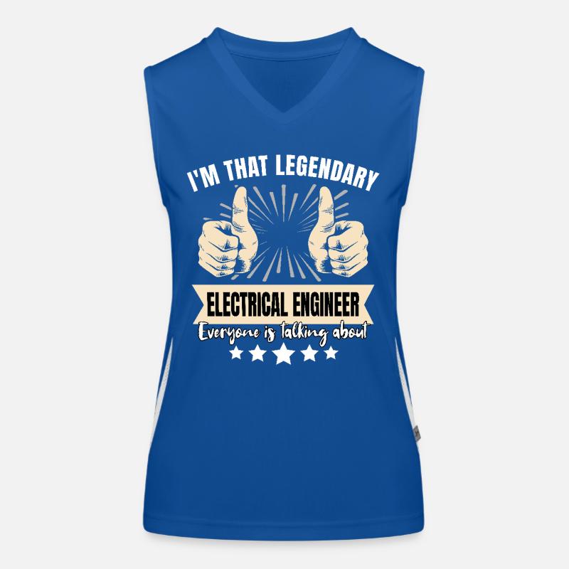 Legendary Electrical Engineer Women's Functional Contrast Tank Top