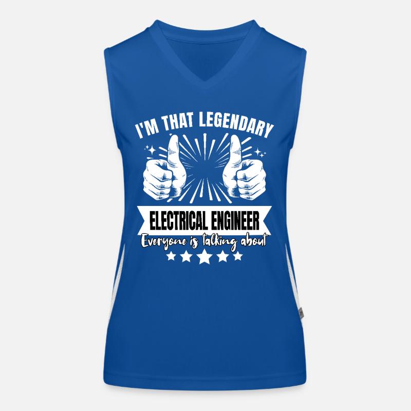 Legendary Electrical Engineer Legend Women's Functional Contrast Tank Top