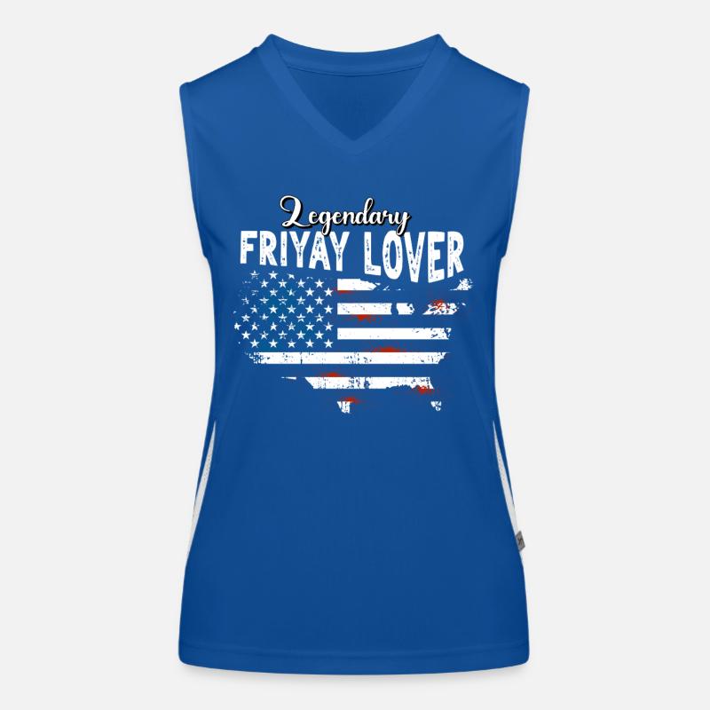 Friyay États-Unis Débardeur respirant contrasté Femme