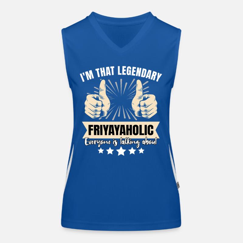 Friyayaholic légendaire Débardeur respirant contrasté Femme
