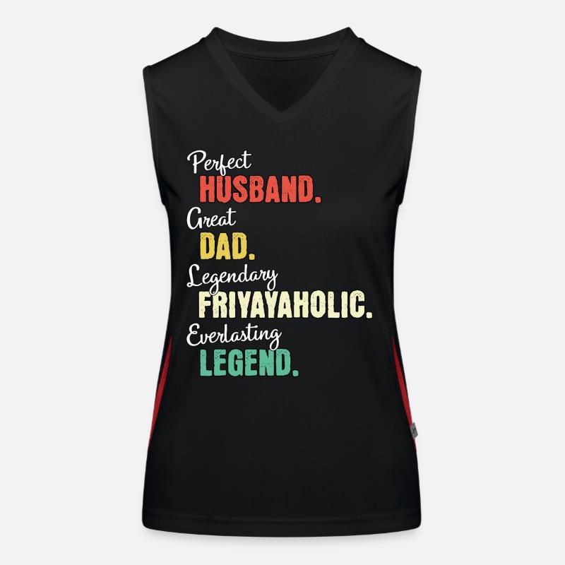 Friyayaholic Papa Funktionelles Kontrast-Tank Top für Frauen