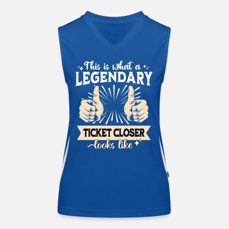 Legendärer IT Ticket Funktionelles Kontrast-Tank Top für Frauen