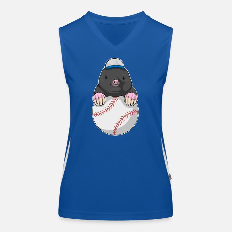 Mole Baseball Débardeur respirant contrasté Femme
