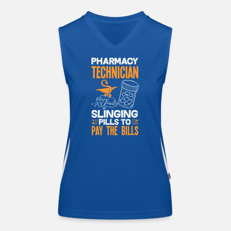 Apotheker Pharmazeutisch-technischer Funktionelles Kontrast-Tank Top für Frauen