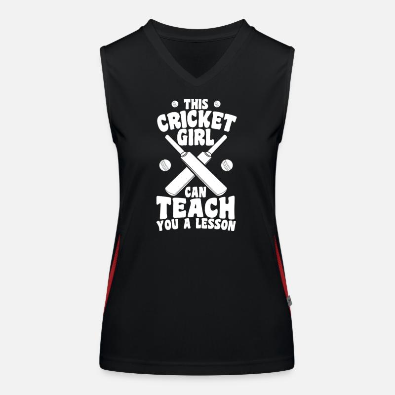 Cricketer Women's Functional Contrast Tank Top