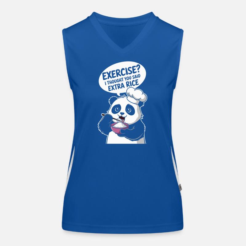 Panda Chef Riz Extra Débardeur respirant contrasté Femme