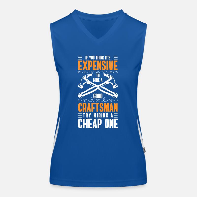 Tool workshop master builder Women's Functional Contrast Tank Top