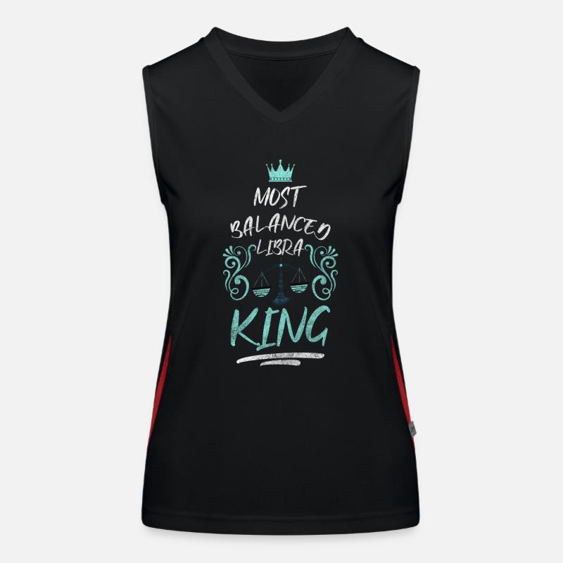 Libra constellation October Superstition Women's Functional Contrast Tank Top