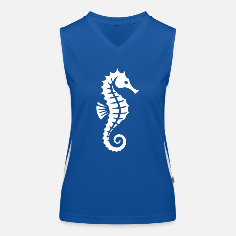 Seepferdchen | Schwimmabzeichen Funktionelles Kontrast-Tank Top für Frauen