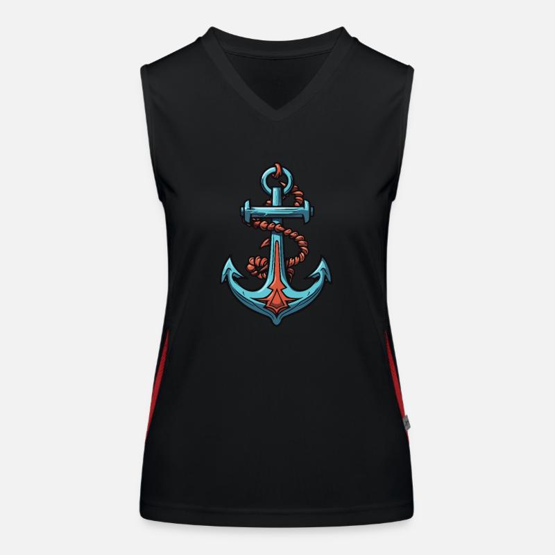 Anchor Design Women's Functional Contrast Tank Top