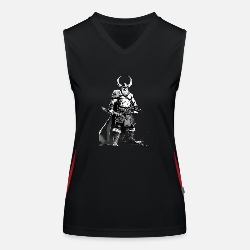 Wikinger 1 Funktionelles Kontrast-Tank Top für Frauen