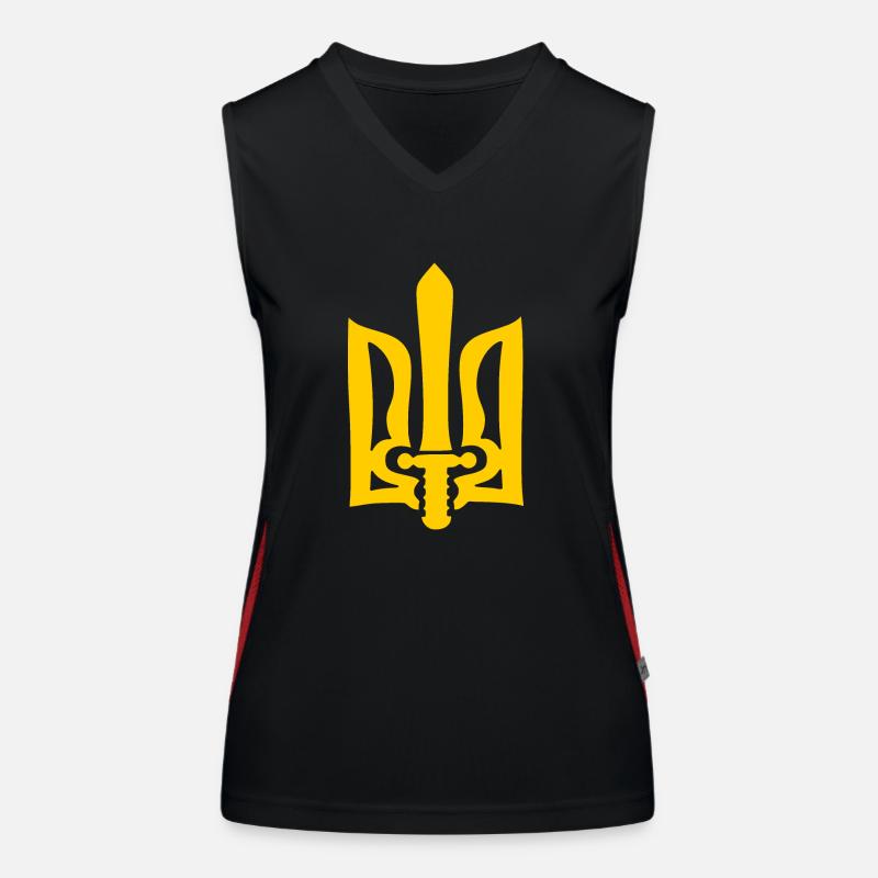 ukraine Women's Functional Contrast Tank Top