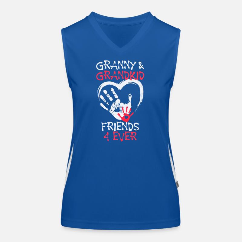 Enkelkind Großmutter Oma Lieblingsoma Statement Funktionelles Kontrast-Tank Top für Frauen