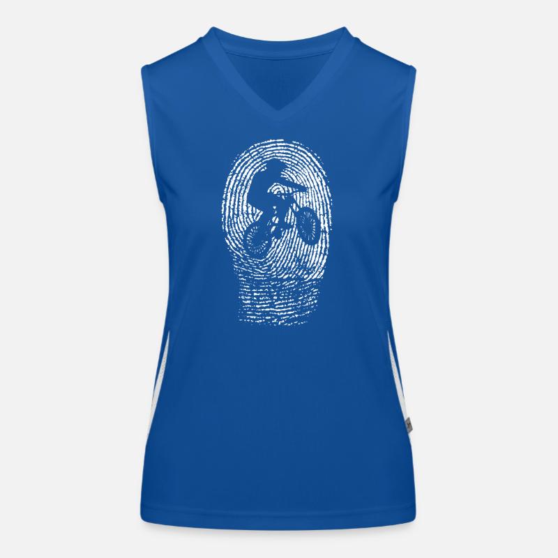 Empreinte digitale VTT Débardeur respirant contrasté Femme