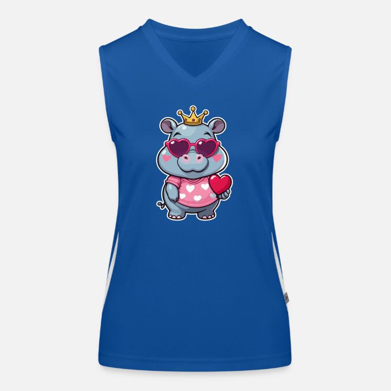 Hippopotame Débardeur respirant contrasté Femme